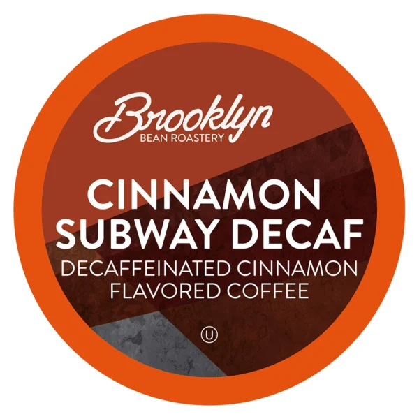 Brooklyn Bean Roastery Cinnamon Subway Decaf K-Cup Pods