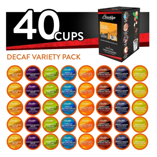 Brooklyn Bean Roastery Decaf Variety Pack K-Cup Pods