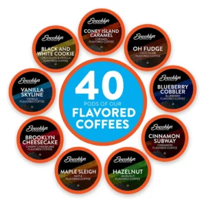 Brooklyn Bean Roastery Flavored Variety Pack K-Cup Pods