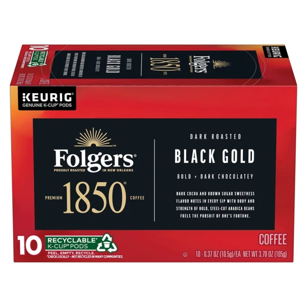 Folgers 1850 Black Gold K-Cup Pods