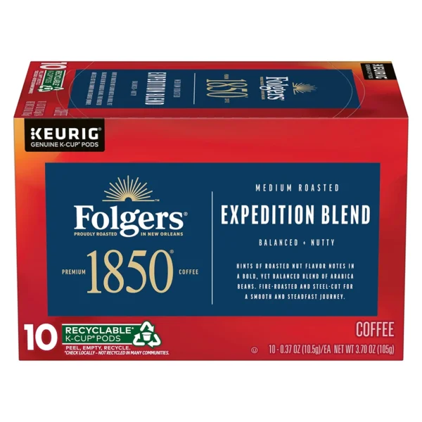 Folgers 1850 Expedition Blend K-Cup Pods