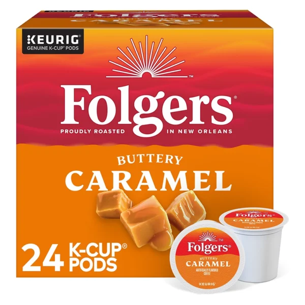 Folgers Buttery Caramel K-Cup Pods