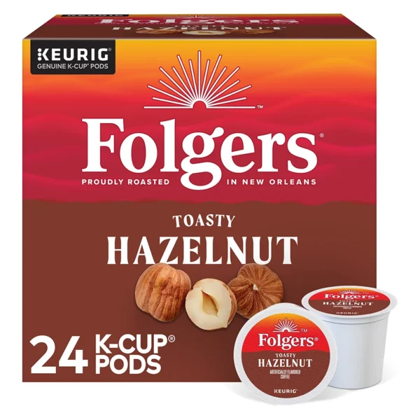 Folgers Toasty Hazelnut K-Cup Pods