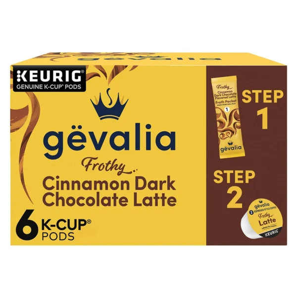 Gevalia Cinnamon Dark Chocolate Latte K-Cup Pods