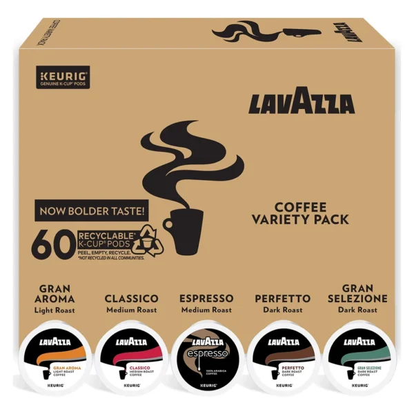 Lavazza 5 Blend Variety Pack K-Cup Pods