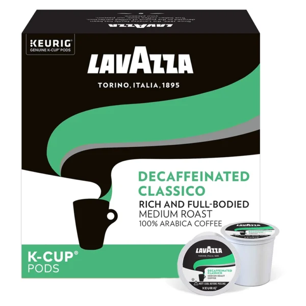 Lavazza Decaffeinated Classico K-Cup Pods