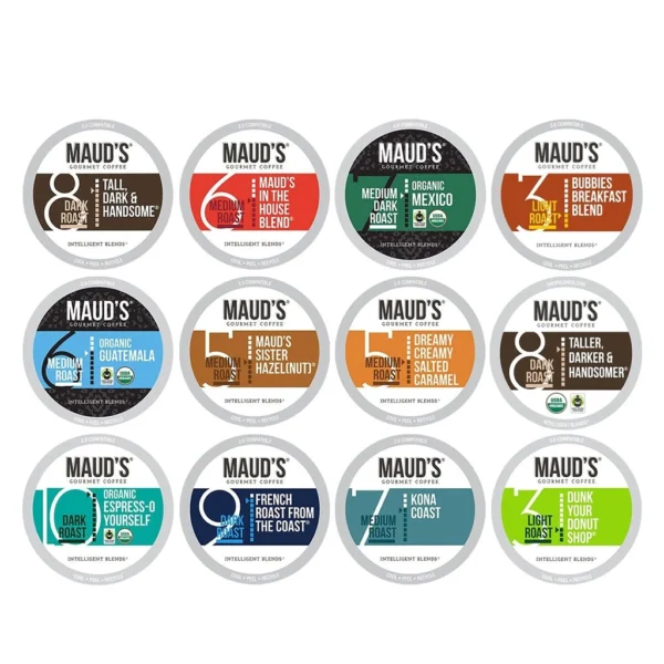 Maud's Big Coffee Pod Variety Pack K-Cup Pods