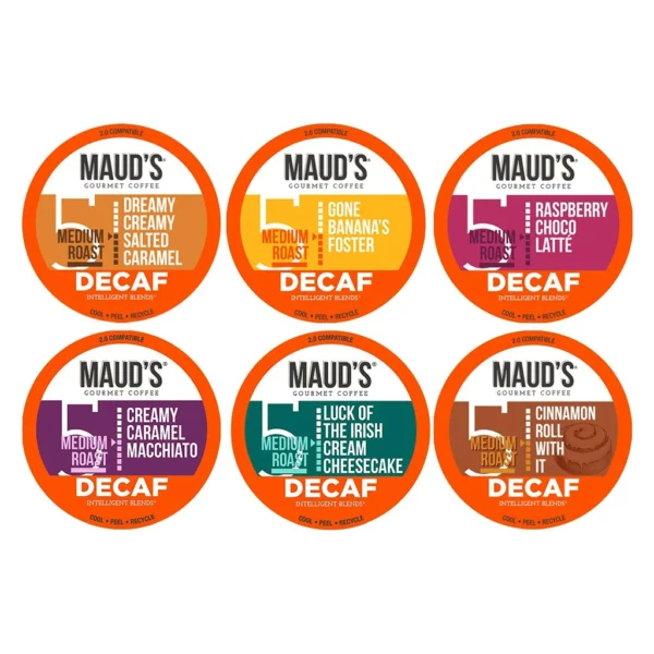 Maud's Decaf Flavored Variety Pack K-Cup Pods