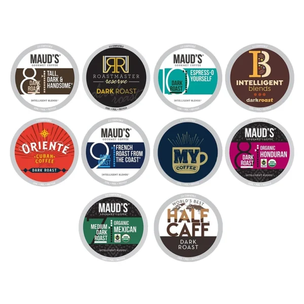 Maud's Gourmet Bold Roast Variety Pack K-Cup Pods