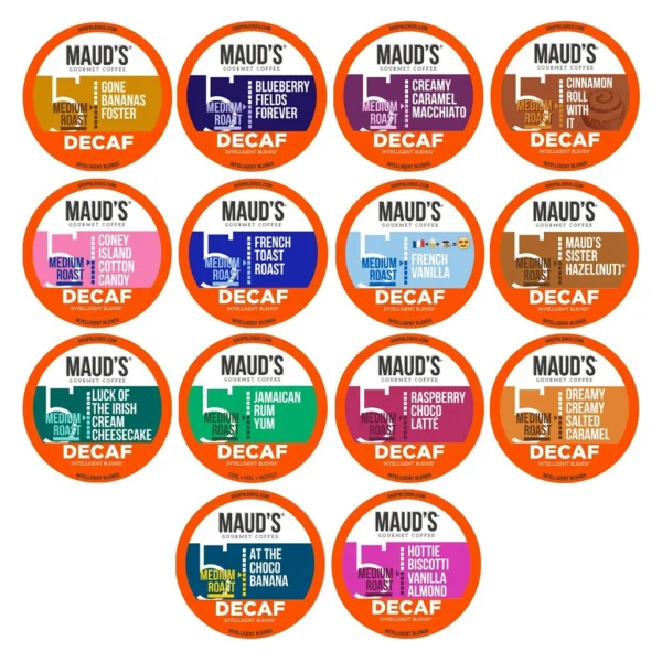 Maud's Super Flavored Decaf Variety Pack K-Cup Pods