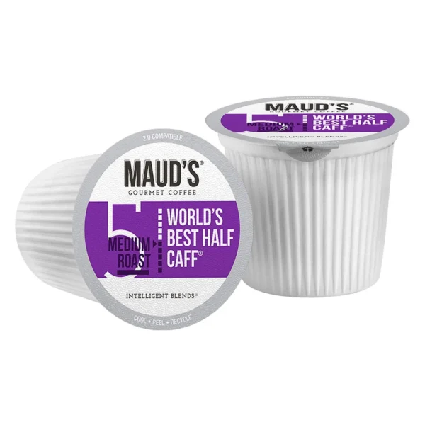 Maud's World's Best Half Caff K-Cup Pods