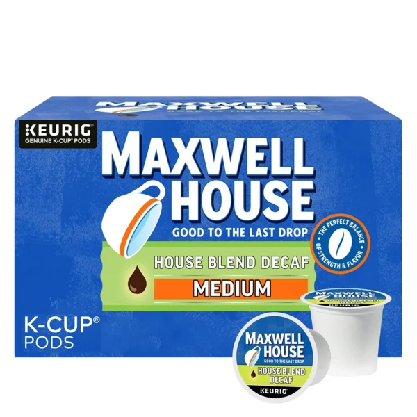 Maxwell House House Blend Decaf K-Cup Pods