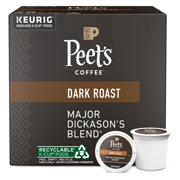 Peet's Coffee Major Dickason's Blend K-Cup Pods