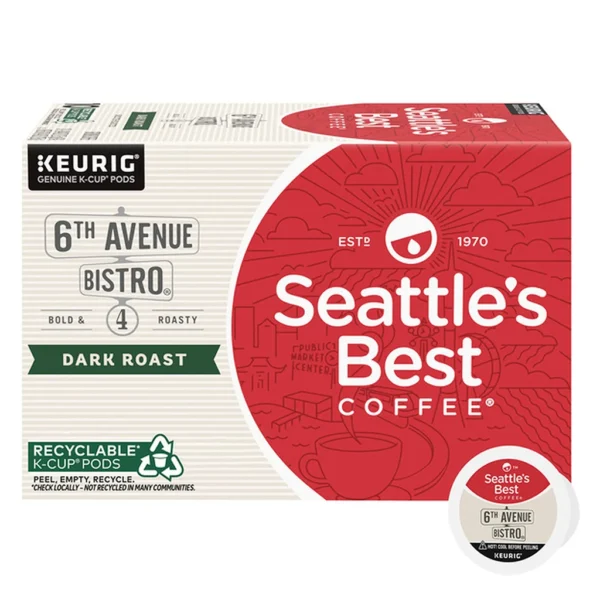 Seattle's Best Coffee 6th Avenue Bistro K-Cup Pods