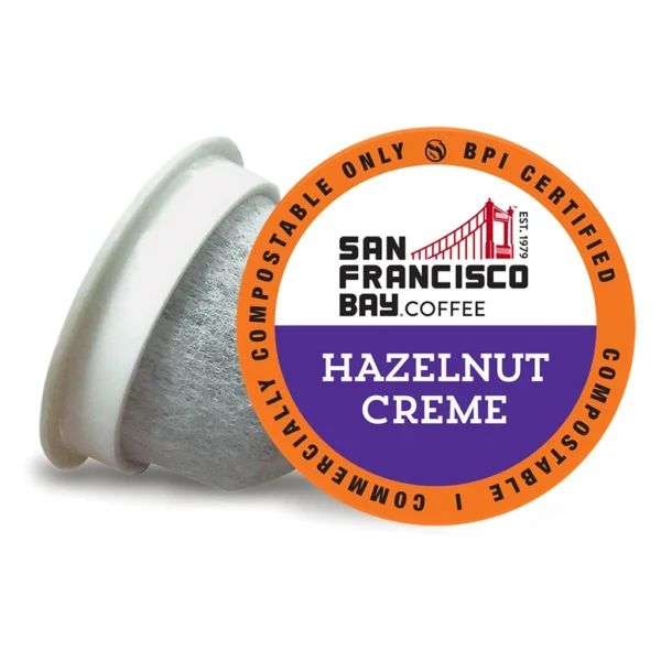 San Francisco Bay Coffee Hazelnut Creme Compostable Pods