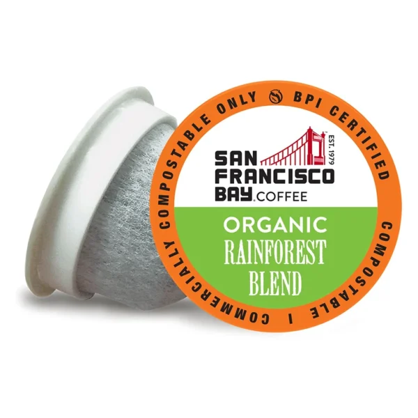 San Francisco Bay Coffee Organic Rainforest Blend Compostable Pods