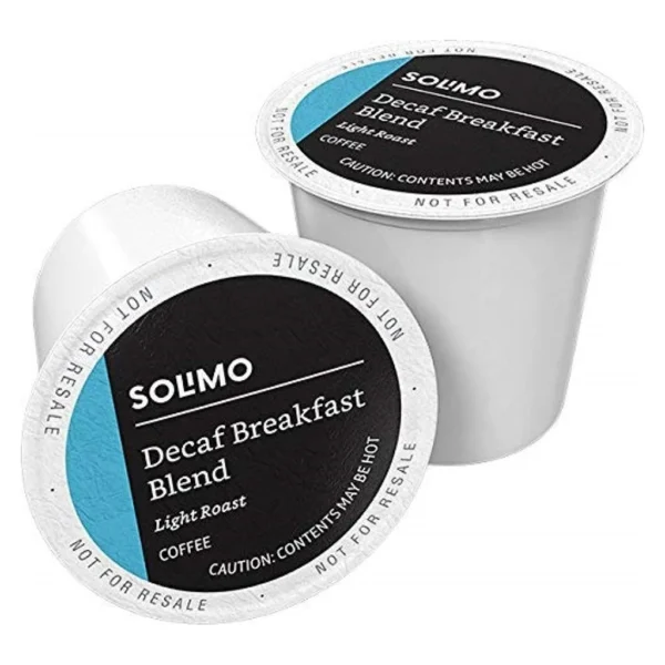 Solimo Decaf Breakfast Blend K-Cup Pods