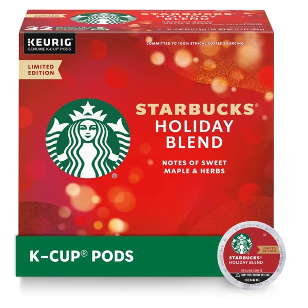 Starbucks Holiday Blend K-Cup Pods