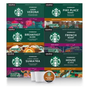 Starbucks Medium and Dark Roast Variety Pack K-Cup Pods