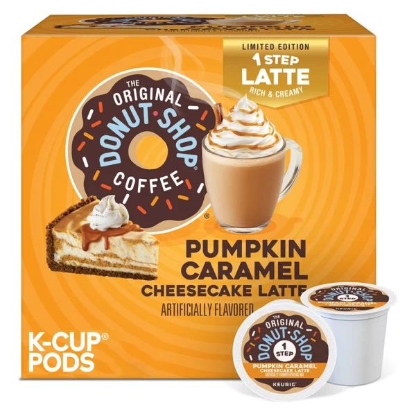 The Original Donut Shop Pumpkin Caramel Cheesecake Latte K-Cup Pods