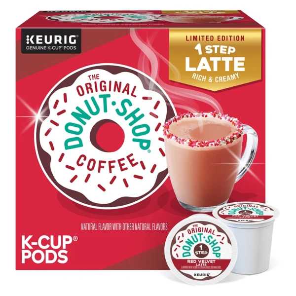 The Original Donut Shop Red Velvet Latte K-Cup Pods