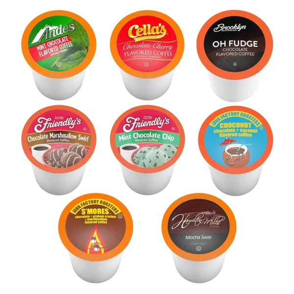 Two Rivers Coffee Chocolate Coffee Lovers Variety Pack K-Cup Pods