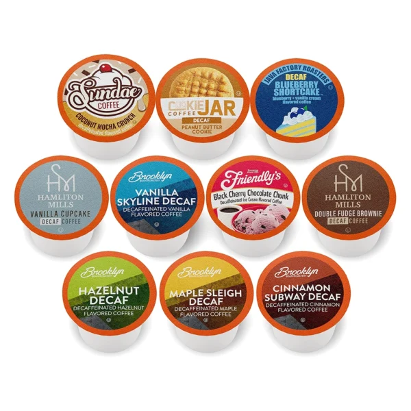 Two Rivers Coffee Decaf Flavored Variety Pack K-Cup Pods