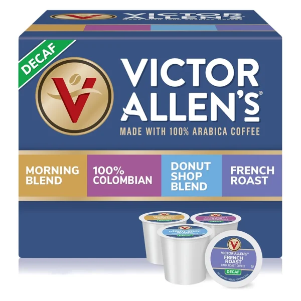 Victor Allen's Coffee Decaf Coffee Favorites Variety Pack K-Cup Pods