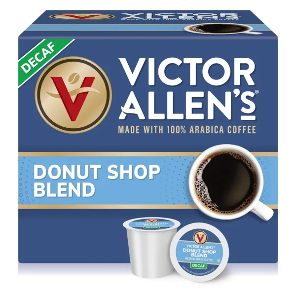 Victor Allen's Coffee Decaf Donut Shop Blend K-Cup Pods