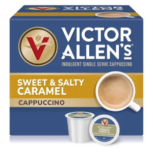 Victor Allen's Coffee Sweet & Salty Caramel Cappuccino K-Cup Pods