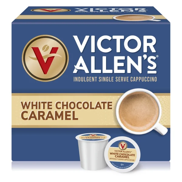 Victor Allen's Coffee White Chocolate Caramel Cappuccino K-Cup Pods