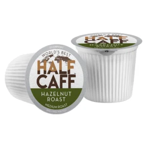 World's Best Half Caff Hazelnut Roast K-Cup Pods